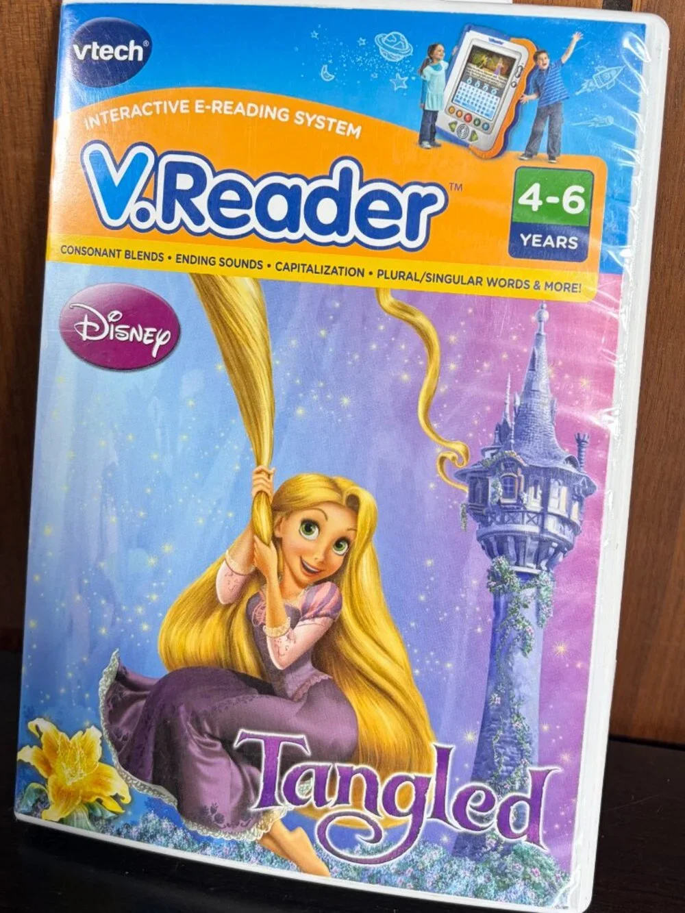 VTech V-Reader Learning Games Lot of 3 Mickey Mouse | Tinker Bell | Tangled